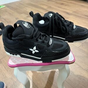 Louis Vuitton Black and White Sneakers